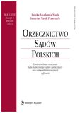 : Orzecznictwo Sądów Polskich - 1/2023