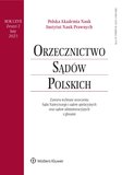 : Orzecznictwo Sądów Polskich - 2/2023