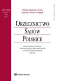 : Orzecznictwo Sądów Polskich - 5/2023