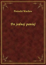 : Do jednej paniej - ebook