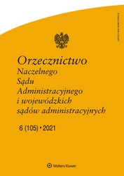 : Orzecznictwo Naczelnego Sądu Administracyjnego i WSA - e-wydanie – 6/2021