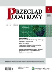 : Przegląd Podatkowy - e-wydanie – 1/2022