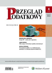 : Przegląd Podatkowy - e-wydanie – 4/2022
