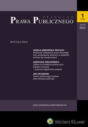 : Przegląd Prawa Publicznego - e-wydanie – 1/2022