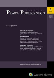: Przegląd Prawa Publicznego - e-wydanie – 4/2022