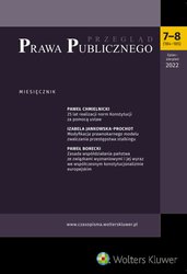 : Przegląd Prawa Publicznego - e-wydanie – 7-8/2022