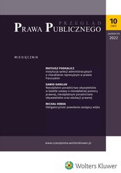 : Przegląd Prawa Publicznego - e-wydanie – 10/2022