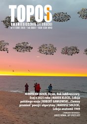 : Topos. Dwumiesięcznik literacki - e-wydanie – 4/2025