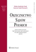 Orzecznictwo Sądów Polskich – e-wydanie – 3/2023