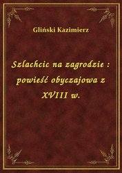 : Szlachcic na zagrodzie : powieść obyczajowa z XVIII w. - ebook