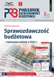 : Poradnik Rachunkowości Budżetowej - e-wydanie – 2/2023