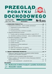: Przegląd Podatku Dochodowego - e-wydania – 6/2026