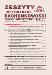 : Zeszyty Metodyczne Rachunkowości - e-wydania – 5/2026