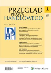 : Przegląd Prawa Handlowego - e-wydanie – 3/2026