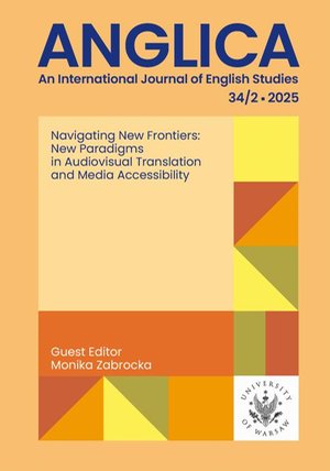 Anglica. An International Journal of English Studies 34/2/2025 – ebook